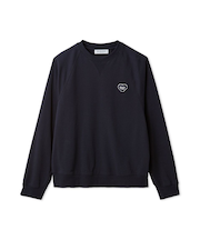 【HOMME】裏毛ハートロゴ刺繍プルオーバー