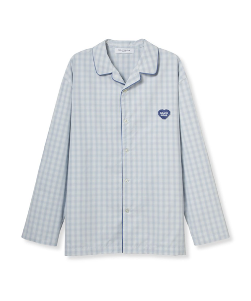 【HOMME】ブロードチェックシャツ