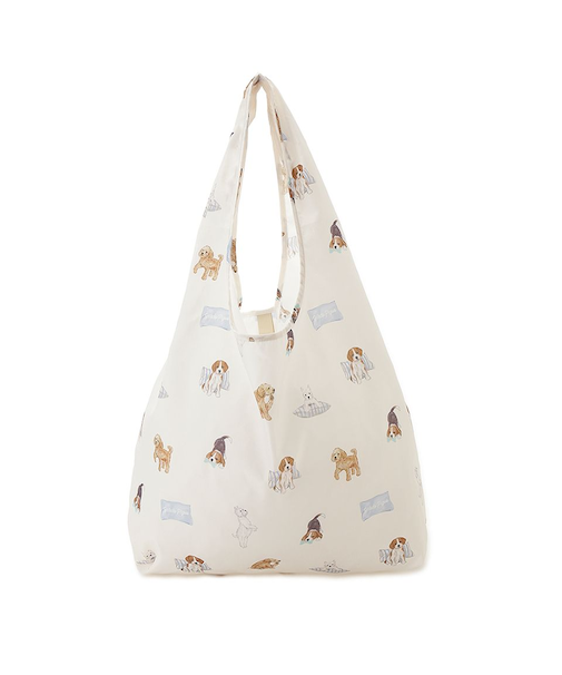 プレイフルDOG総柄エコバッグMサイズ