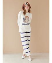 【UNISEX】エアリーモコボーダーロングパンツ