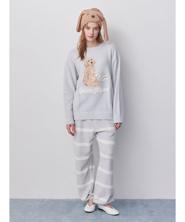 【UNISEX】エアリーモコボーダーロングパンツ