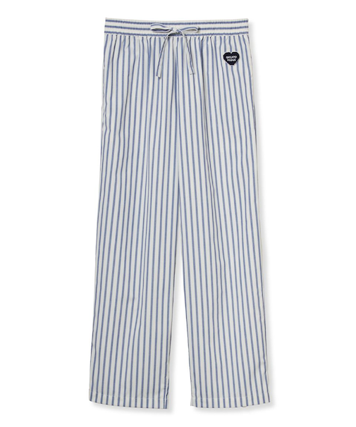 【HOMME】ブロードストライプロングパンツ