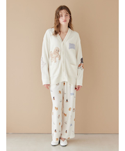 【UNISEX】プレイフルDOG柄ロングパンツ