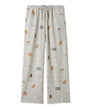 【UNISEX】プレイフルDOG柄ロングパンツ