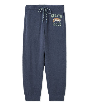 【HOMME】エアリーモコスリーピングドッグロングパンツ