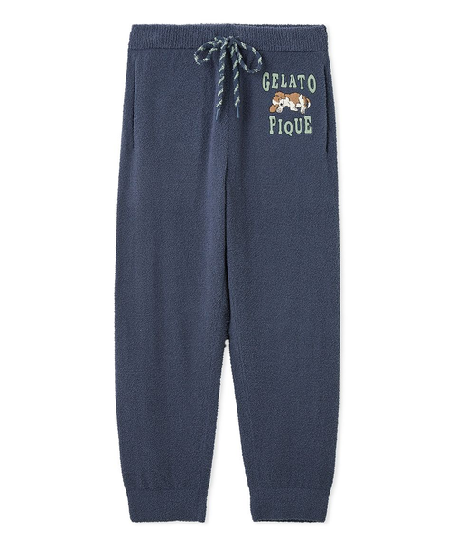 【HOMME】エアリーモコスリーピングドッグロングパンツ