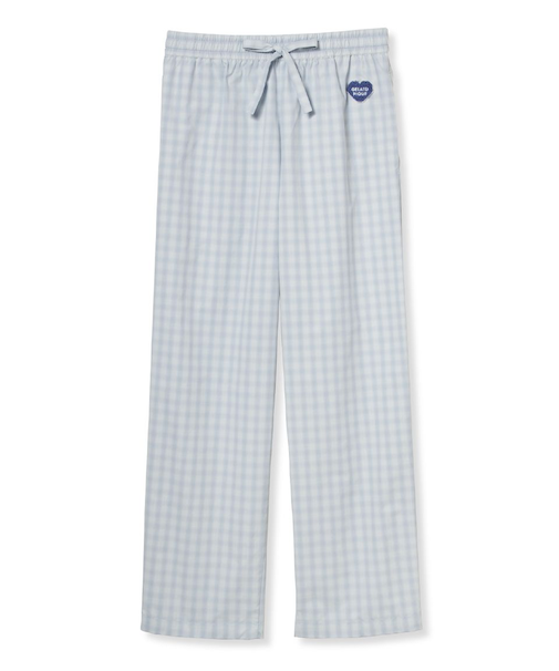 【HOMME】ブロードチェックロングパンツ