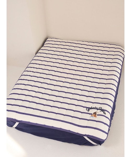 Sleep】【UNISEX】プレイフルDOG敷きパッド(セミダブル)｜ジェラート