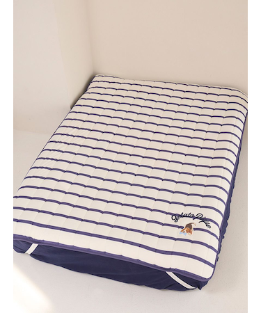 【Sleep】【UNISEX】プレイフルDOG敷きパッド(セミダブル)