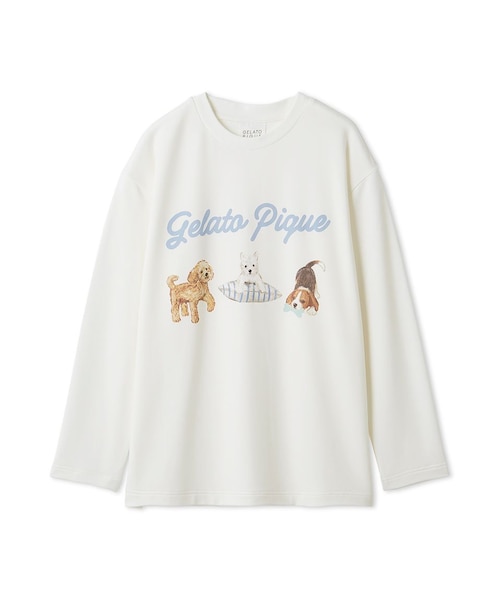 スカーフDOG ジャガードプルオーバー｜ジェラートピケの通販｜&mall
