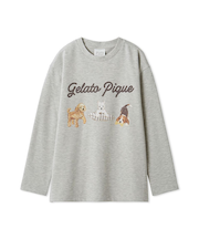 【UNISEX】プレイフルDOGワンポイントロンT