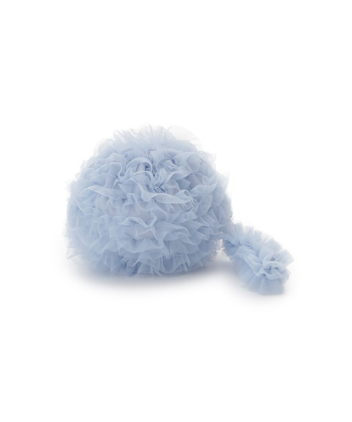 ボリュームフリルチュールポーチ