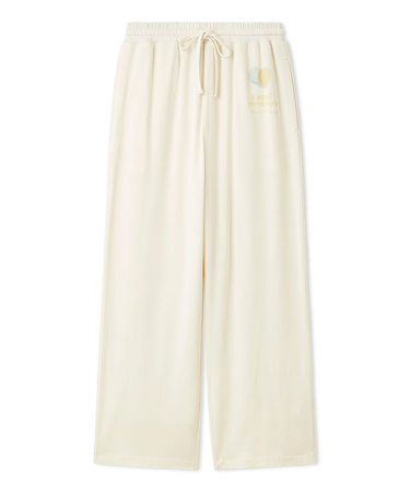 【kansai yamamoto】【レディース】ワンポイントレーヨンロゴロングパンツ