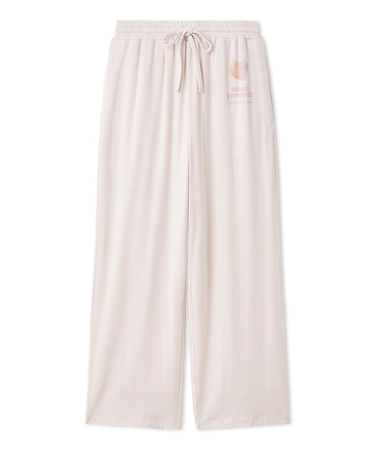 【kansai yamamoto】【レディース】ワンポイントレーヨンロゴロングパンツ