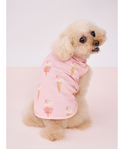 【CAT&DOG】アイス柄カットソープルオーバー