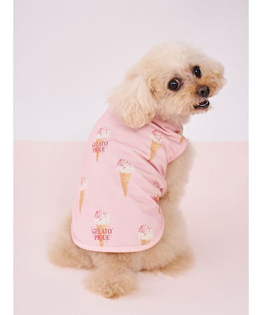 【CAT&DOG】アイス柄カットソープルオーバー