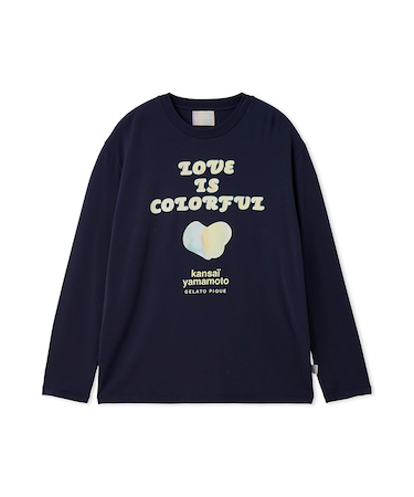 【kansai yamamoto】【メンズ】ワンポイントレーヨンロゴロンT