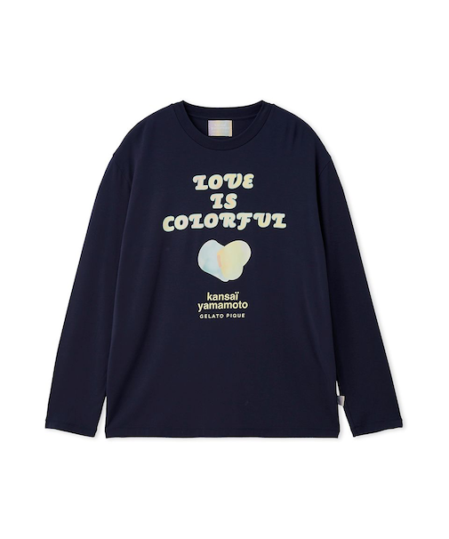 【kansai yamamoto】【メンズ】ワンポイントレーヨンロゴロンT