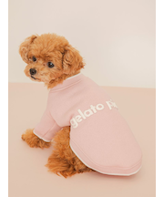 【CAT&DOG】ロゴプリント裏毛プルオーバー