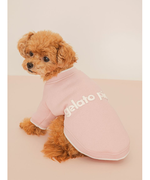 【CAT&DOG】ロゴプリント裏毛プルオーバー