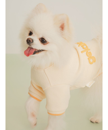 【CAT&DOG】ロゴプリント裏毛プルオーバー