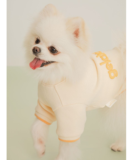 【CAT&DOG】ロゴプリント裏毛プルオーバー