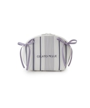 ガーゼパイピングリボンポーチ