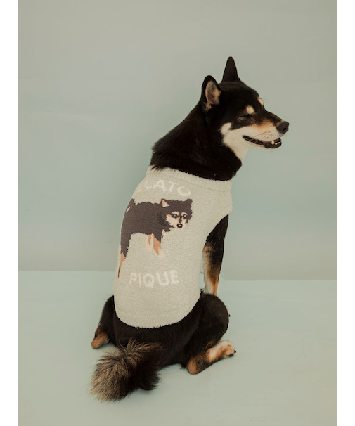 【CAT&DOG】柴犬ジャガードプルオーバー