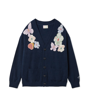 【kansai yamamoto】【メンズ】スムーズィージャガードカーディガン