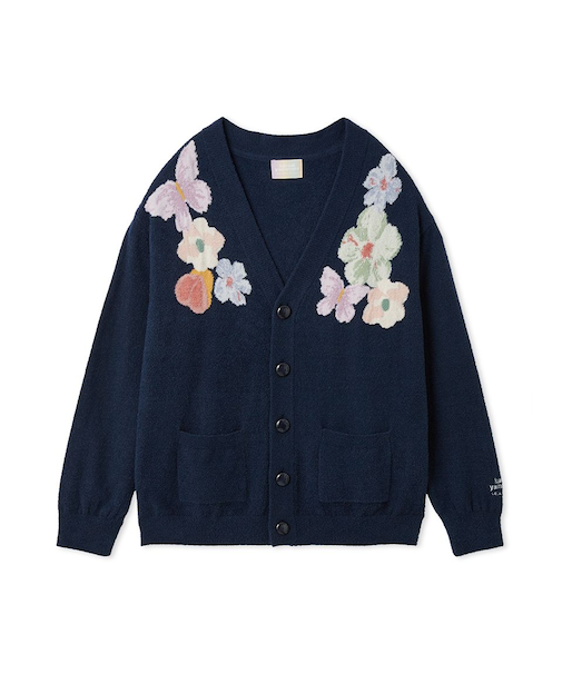 【kansai yamamoto】【メンズ】スムーズィージャガードカーディガン