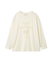 【kansai yamamoto】【レディース】ワンポイントレーヨンロゴロンT