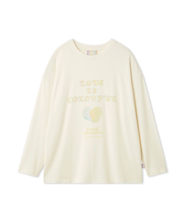 【kansai yamamoto】【レディース】ワンポイントレーヨンロゴロンT