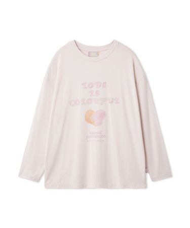 【kansai yamamoto】【レディース】ワンポイントレーヨンロゴロンT