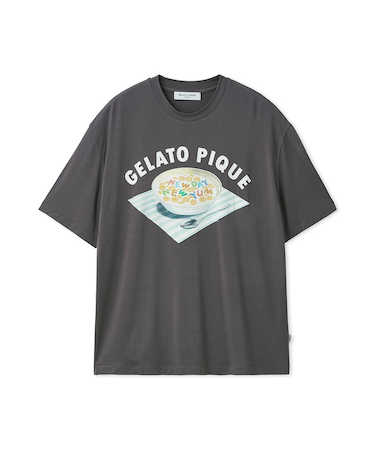 【HOMME】シリアルワンポイントロゴTシャツ