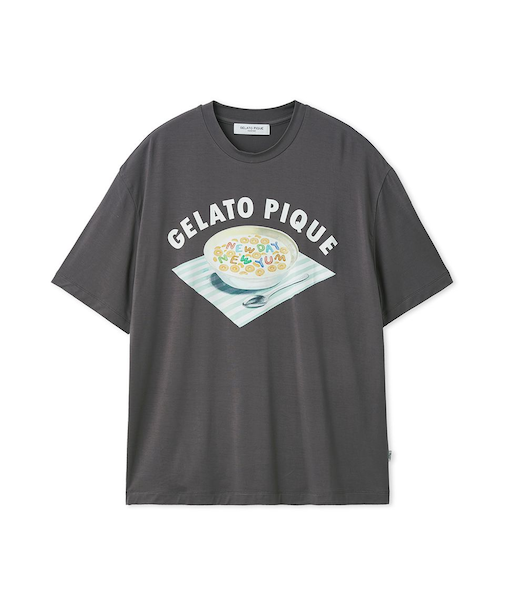 【HOMME】シリアルワンポイントロゴTシャツ