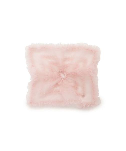 ボリュームフリルチュールシュシュ