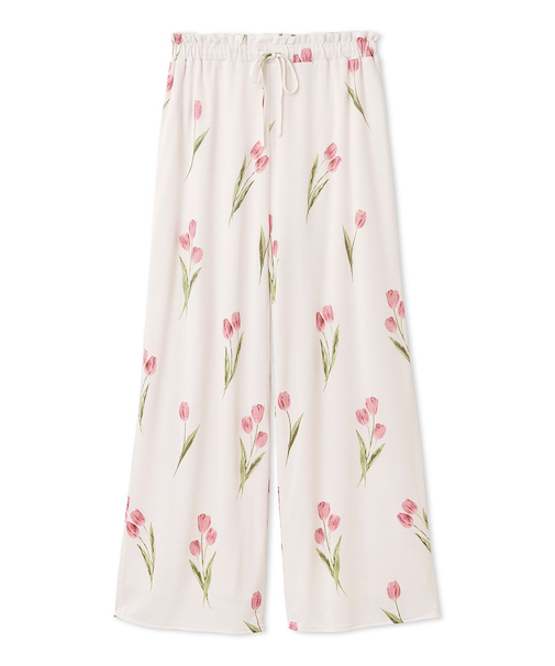 チューリップ柄ロングパンツ