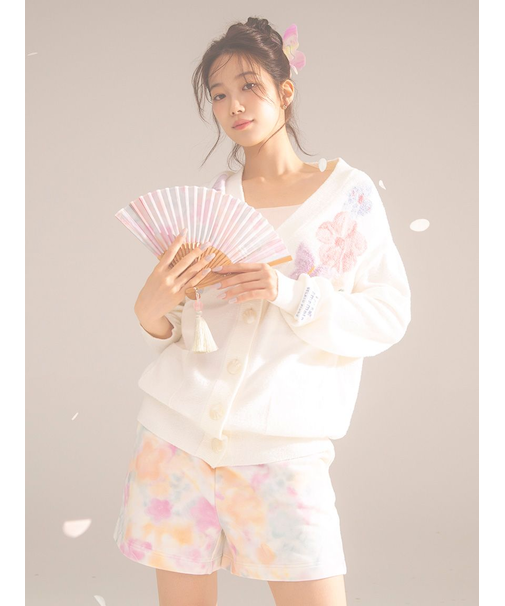 【kansai yamamoto】【レディース】スムーズィージャガードカーディガン