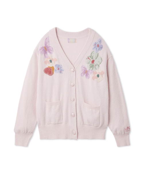 【kansai yamamoto】【レディース】スムーズィージャガードカーディガン