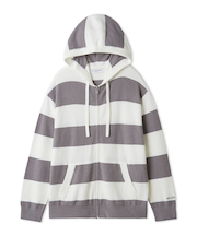 【HOMME】スムーズィー2ボーダーパーカ