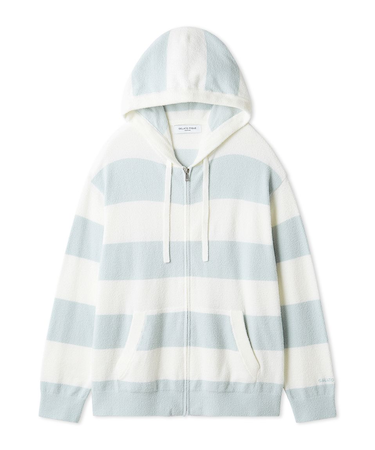 【HOMME】スムーズィー2ボーダーパーカ