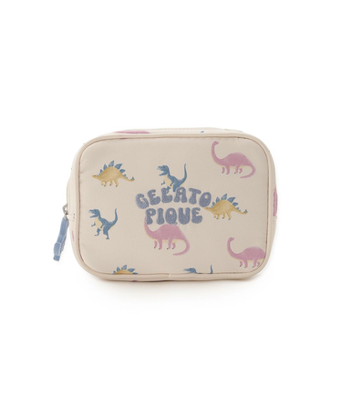 ダイナソー総柄ポーチ