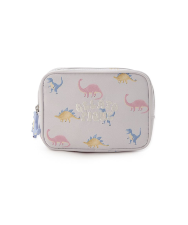 ダイナソー総柄ポーチ