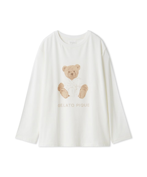 抗菌防臭バスローブベアワンポイントロンT