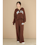 カレッジロゴ裏毛ロングパンツ