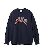 カレッジロゴ裏毛プルオーバー