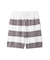 【HOMME】スムーズィー2ボーダーハーフパンツ