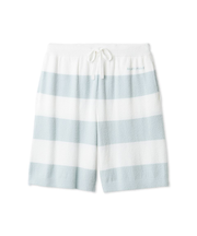 【HOMME】スムーズィー2ボーダーハーフパンツ