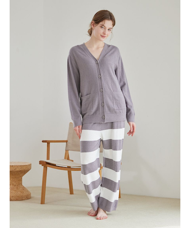 スムーズィー2ボーダーロングパンツ