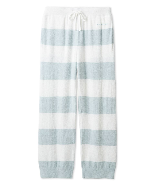 【HOMME】スムーズィー2ボーダーロングパンツ